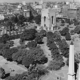 Aerial view of Hyde Park South, circa 1950s