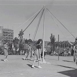 Girls dancing at Camperdown Park Children's Playground