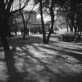View towards Parramatta Road from Victoria Park Camperdown, 1940