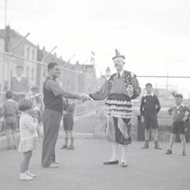 Clown at King George V Memorial Children's Playground