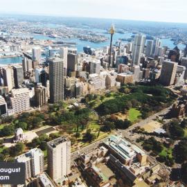 Aerial view of Hyde Park