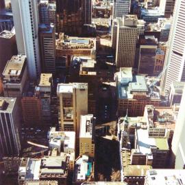 Aerial view of Martin Place