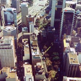 Aerial view of Wynyard Park