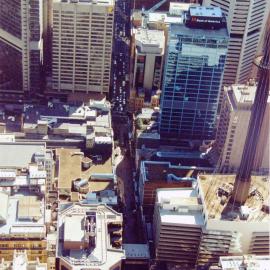 Aerial view of Pitt Street Mall