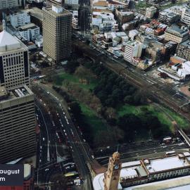 Aerial view of Belmore Park