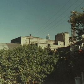 Base of Pyrmont Incinerator in disrepair