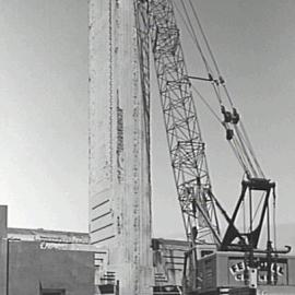 Pyrmont Incinerator chimney stack demolition