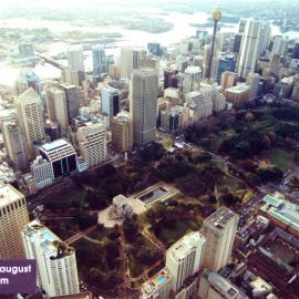 Aerial view of Hyde Park