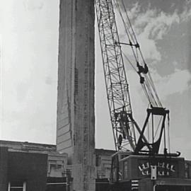 Pyrmont Incinerator chimney stack demolition