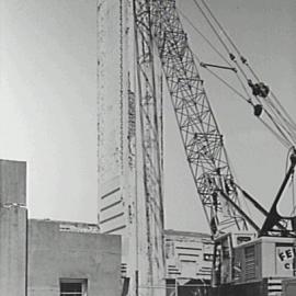 Pyrmont Incinerator chimney stack demolition