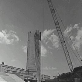 Pyrmont Incinerator chimney stack demolition