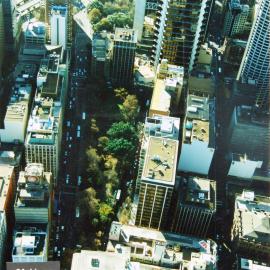 Aerial view of Wynyard Park