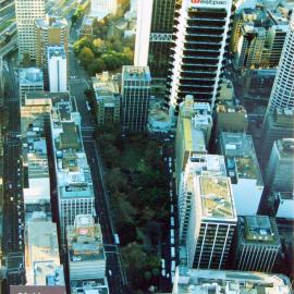 Aerial view of Wynyard Park