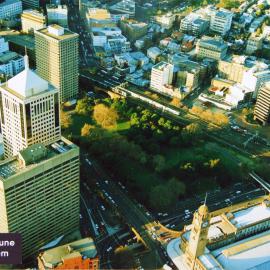 Aerial view of Belmore Park