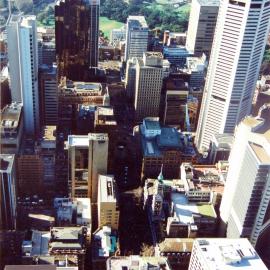 Aerial view of Martin Place