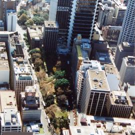 Aerial view of Wynyard Park