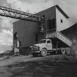 Tip Truck at Blue Metal and Gravel Co Quarry, Prospect
