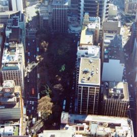 Aerial view of Wynyard Park