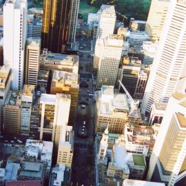 Aerial view of Martin Place