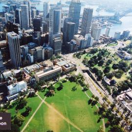 Aerial view of the Domain