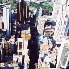 Aerial view of Martin Place