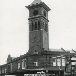 Fruit Market tower, corner of Quay Street & Ultimo Road Haymarket, 1970s