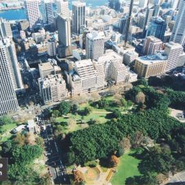 Aerial view of Hyde Park