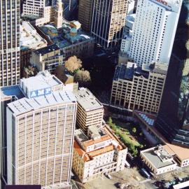 Aerial view from above Circular Quay