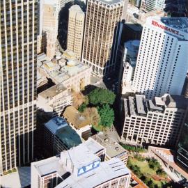 Aerial view from above Circular Quay
