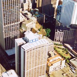 Aerial view from above Circular Quay