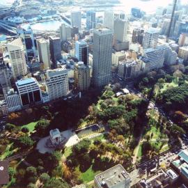 Aerial view of Hyde Park