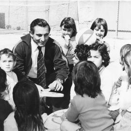 Alderman Barrett (Barry) Leslie Lewis with children