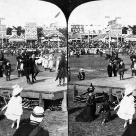 Scottish dancing, Federation celebrations, Moore Park Sydney, 1901