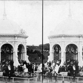 Swearing-In-Ceremony, Federation celebrations, Centennial Park Pavilion, 1901