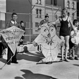 Spring celebration at King George V Memorial Playground, York Street North Sydney, 1937