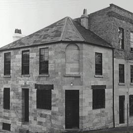 Sandstone building at the corner of Reservoir Street and Little Riley Street Surry Hills, 1970s