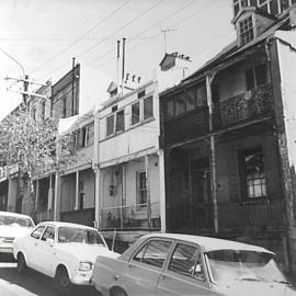 Terrace houses in Woolloomooloo