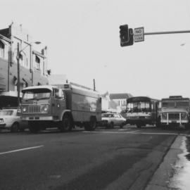 Traffic in King Street, Newtown