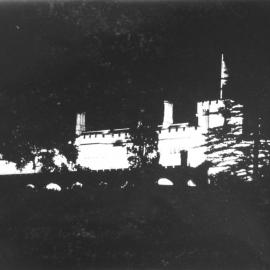 Government House illuminated at night