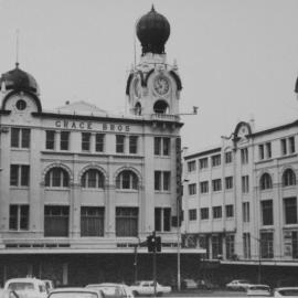 Grace Brothers flagship Broadway store, Broadway and Bay Street Glebe, 1980s