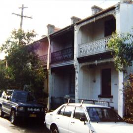 Terrace houses in Edward Street Darlington, 1980s