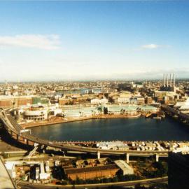 Aerial view of Darling Harbour