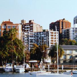 The marina at Elizabeth Bay, 1992