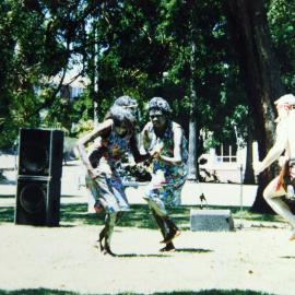 First Nations dancers at Music in the Park, Redfern Park Redfern, 1990s