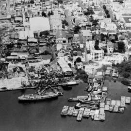 Vanderfield and Reid timber company in Blackwattle Bay, Leichhardt Street Glebe, 1970