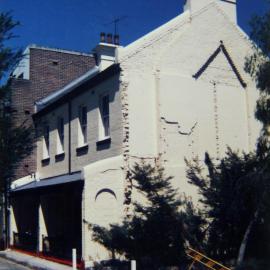 View looking south-west to terrace houses, William Street Redfern, 1989
