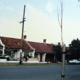  View looking south-east to terrace houses, Young Street Redfern, 1989