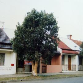  View looking south-east to terrace houses, Young Street Redfern, 1989