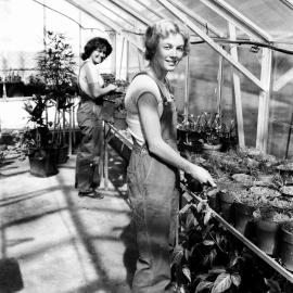 Parks Department first female apprentices, 1970s