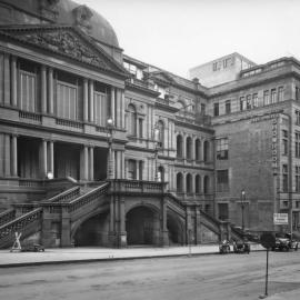 Druitt Street frontage, Sydney Town Hall, 1927